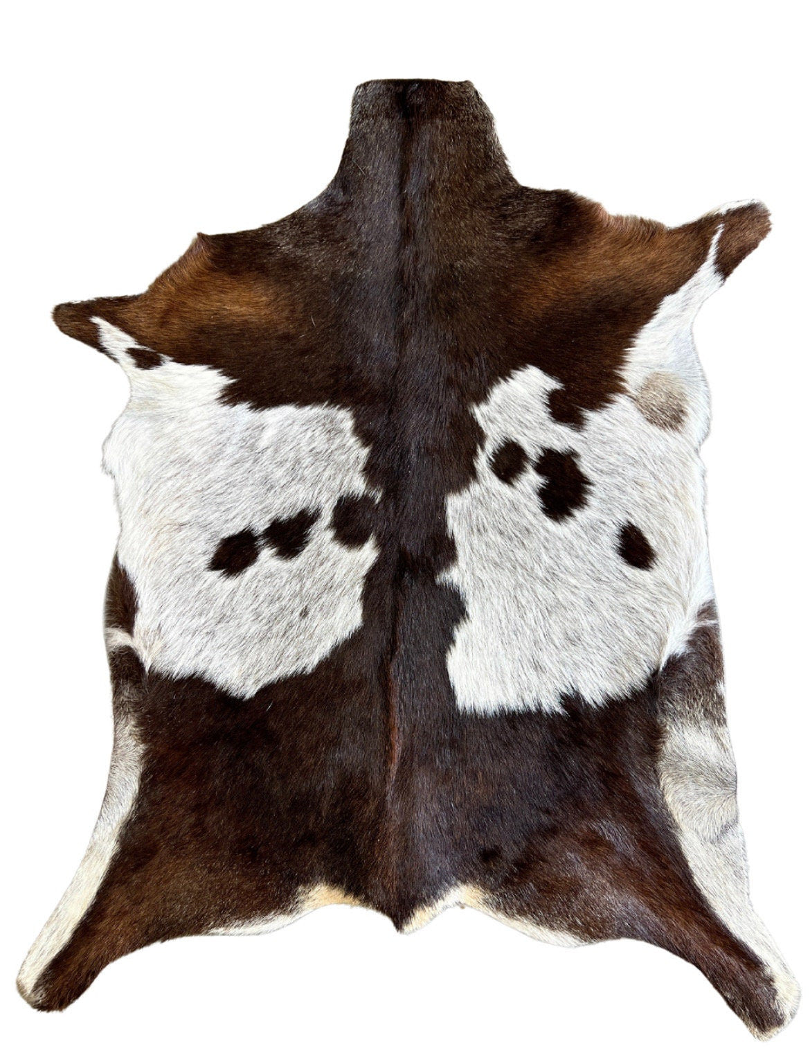 Goat Hair-On Hide Rug Mix-Color