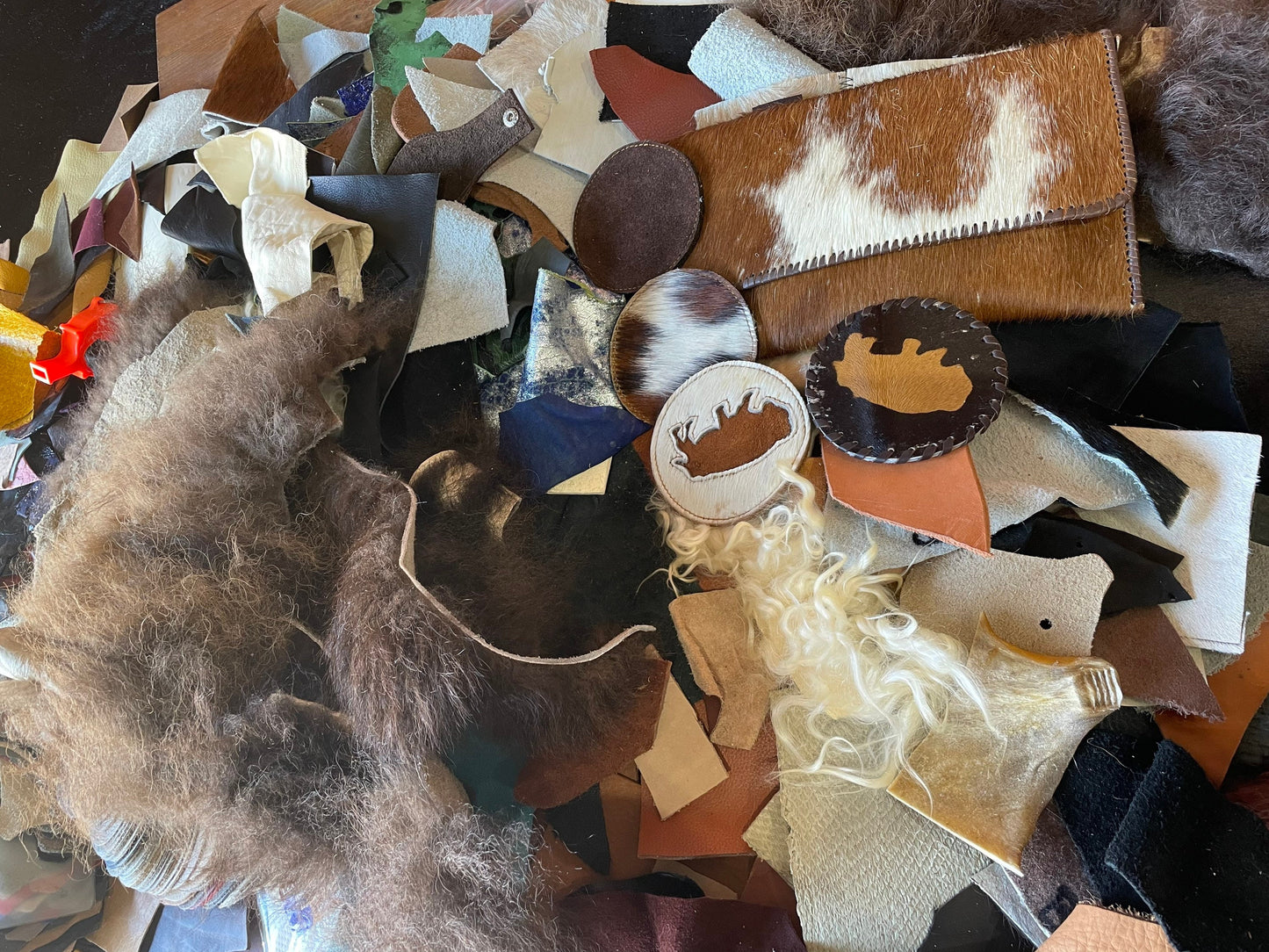 Leather Scraps per Pound