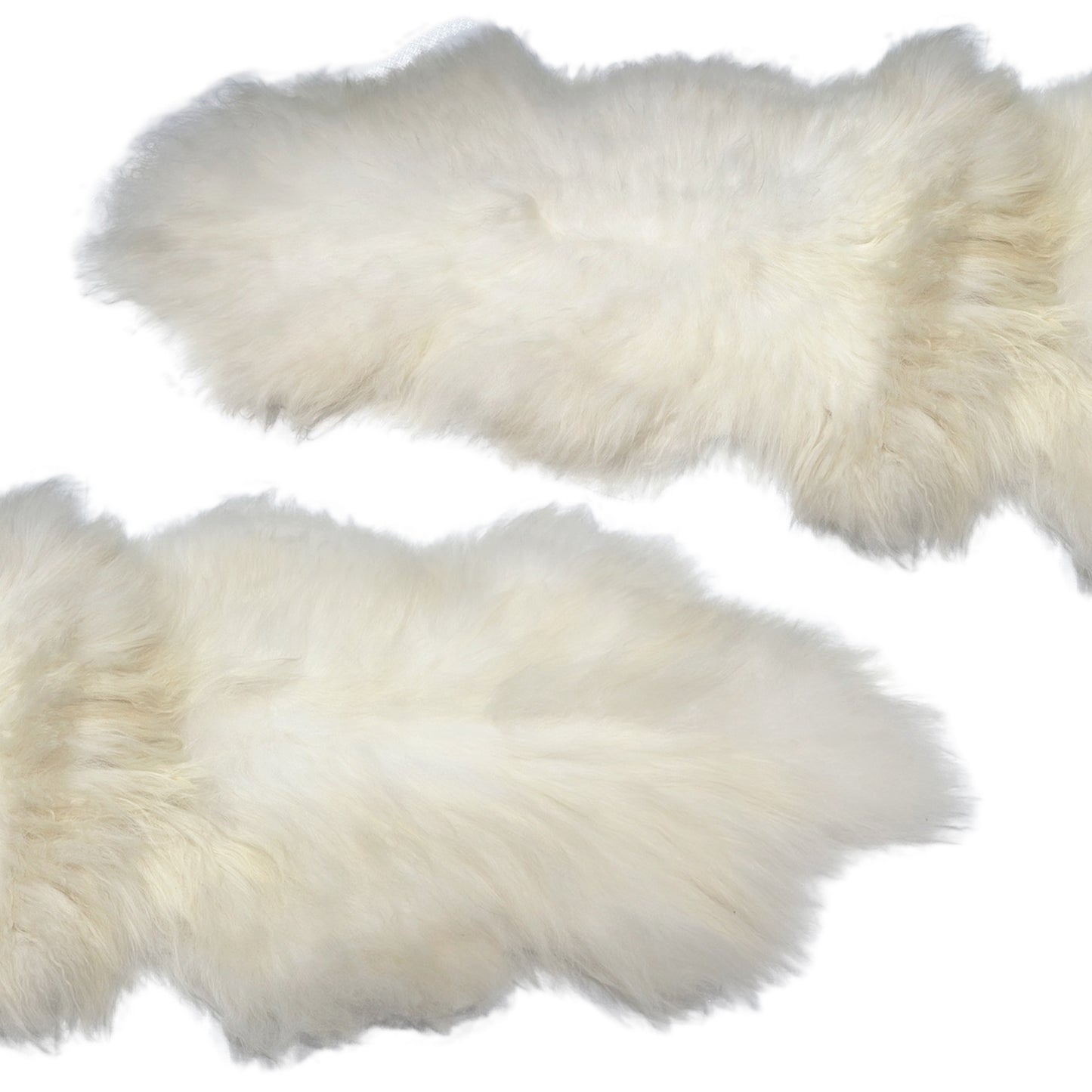 Luxury Long-Hair Norwegian Double Sheepskin Rug (Extra Large)