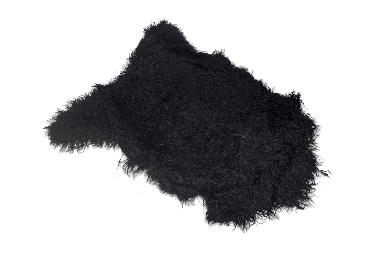 Angora Hair-On Hide Rug | Black – Argentinian First Grade