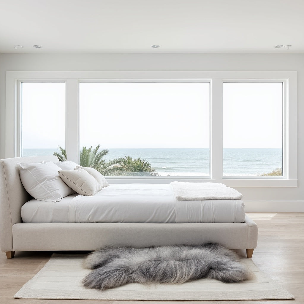 Norwegian Sheepskin | Frosted Gray Long-Hair Viking Heritage - 4' x 2.5'