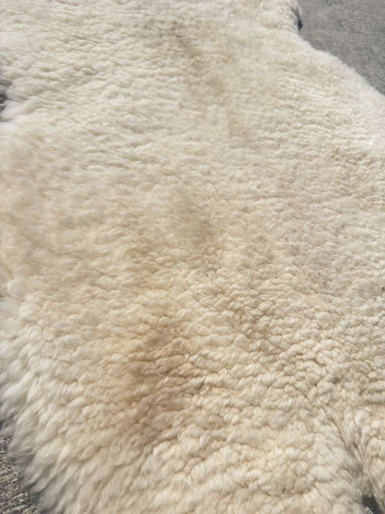 Sheepskin Rug | Cream Plush – Argentinian Natural 2.5’x1.5’