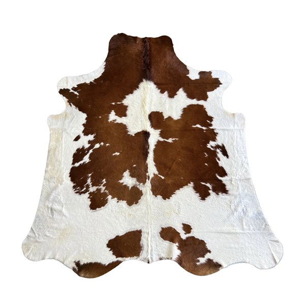 Cowhide Rug - Hair-On Decorative - Premium Quality - Bi-Color - Various Sizes