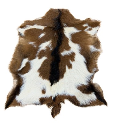 TRAHIDE Premium Kid Goat Hair-On Skins - Luxurious Decorative Hides for Rugs & Upholstery