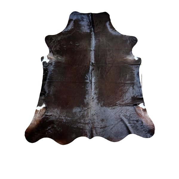 Cowhide Rug - Hair-On Solid Color Decor - Premium Quality - Various Sizes