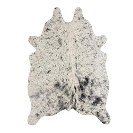 Mini Cowhide Hair-On Cut-Out Speckled Rug