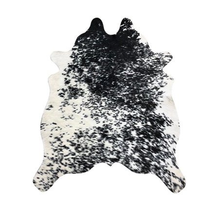 Mini Cowhide Hair-On Cut-Out Speckled Rug