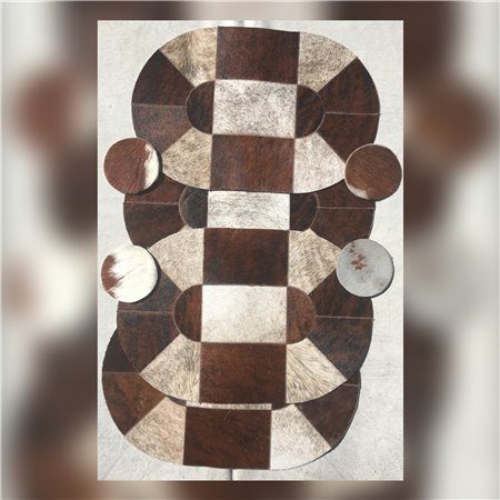 Cowhide Placemats & Coasters Oval