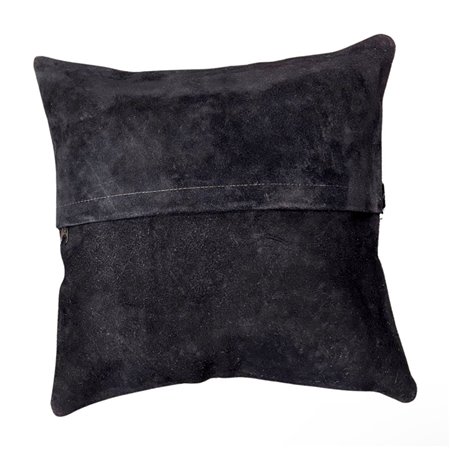 Cowhide Pillow Patchwork Cross