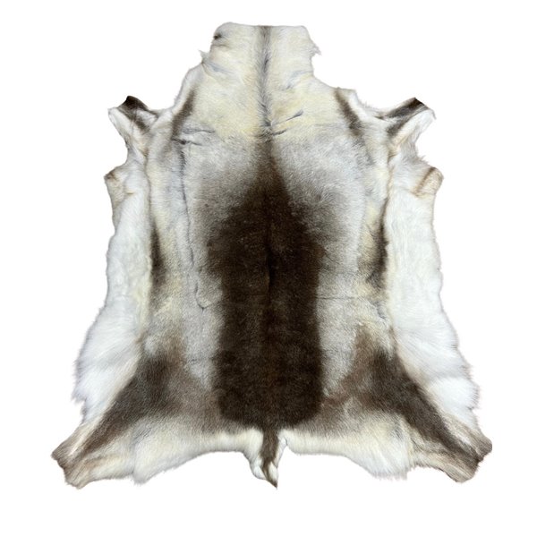 Reindeer Hair-On Hide Rug - Luxurious Natural Texture - Premium Quality - Versatile Upholstery & Wall Hanging