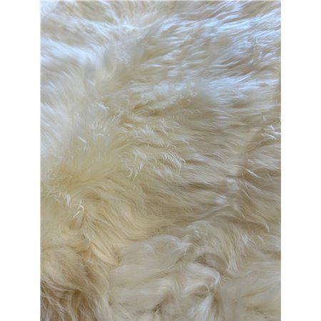 Sheepskin Rug Natural Ivory Plush Large