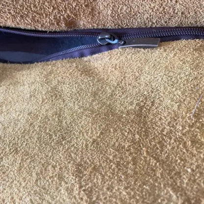 Bison Hair-On Hide Pillow Cover Pachwork Design - Premium Quality