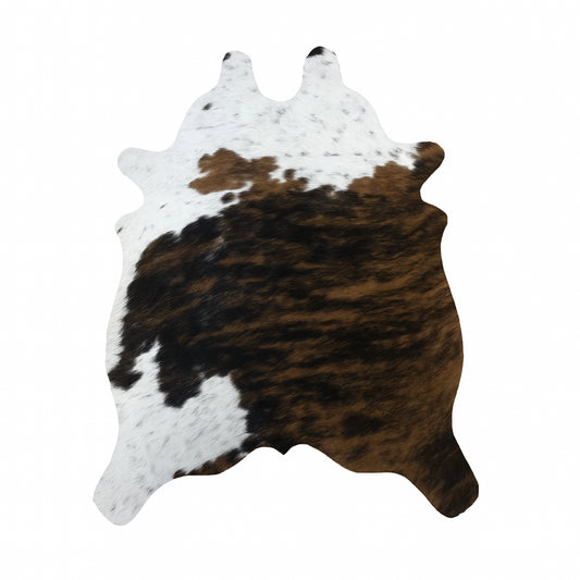 Mini Cowhide Hair-On Rug | Cut-Out Colombian Tricolor Design – (2ft x1.5ft)
