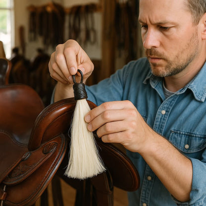 Horse Tail Tassel | Natural Texture & Color | Set of 4, 5, or 6 Inches – American Origin