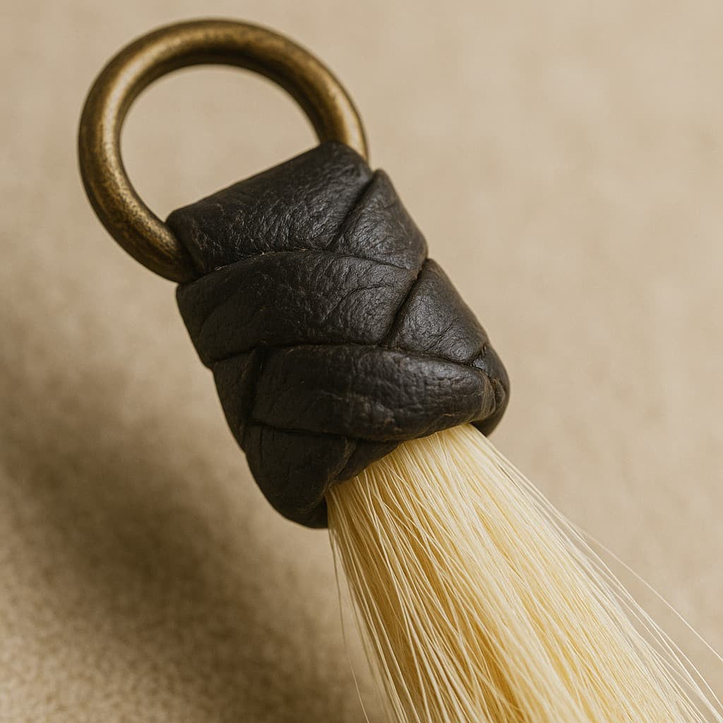 Horse Tail Tassel | Natural Texture & Color | Set of 4, 5, or 6 Inches – American Origin