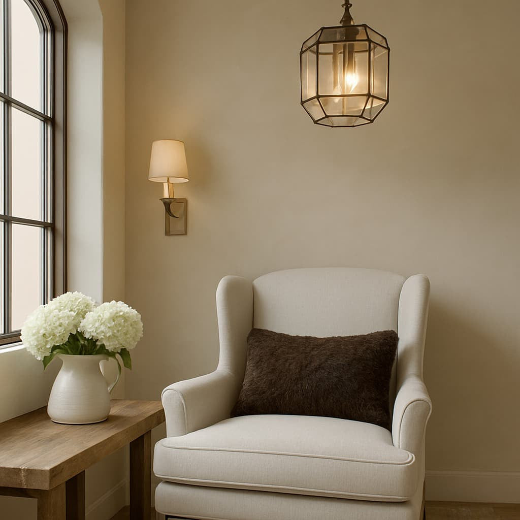 Genuine Hair-on Bison Pillow Cover | Natural Curly Texture – 20"×12"