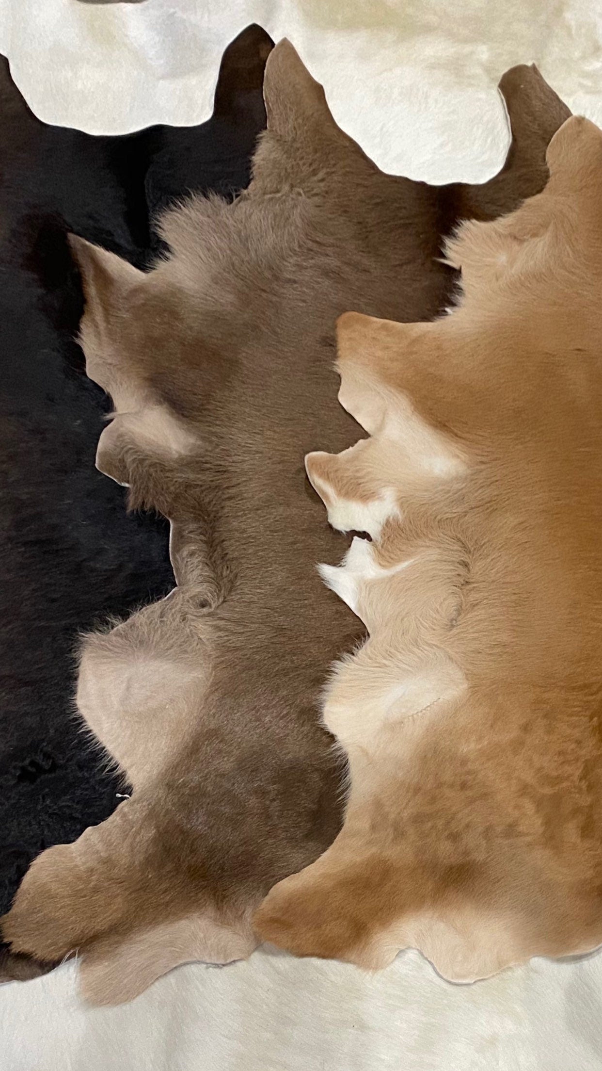 Calf Hair On Hide Solid Color