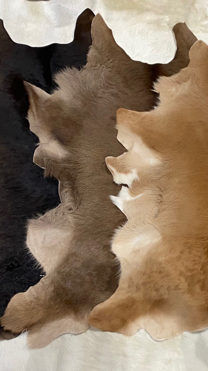 Calf Hair On Hide Solid Color
