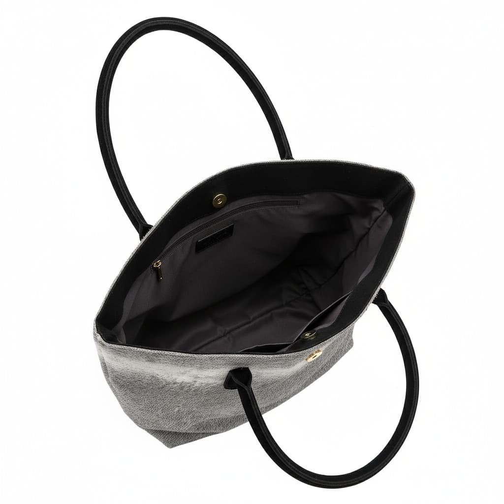 Cowhide Hair-On Tote Bag | Handcrafted Entire Piece Solid Color Design – 15" x 19" Inches