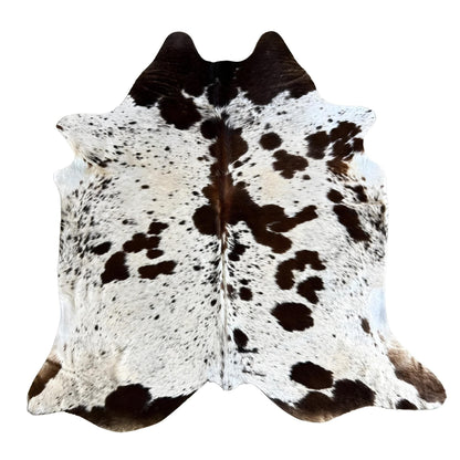 Cowhide Rug - Hair-On Tri-Color - Premium Quality - Versatile Home Decor - 6x8 ft