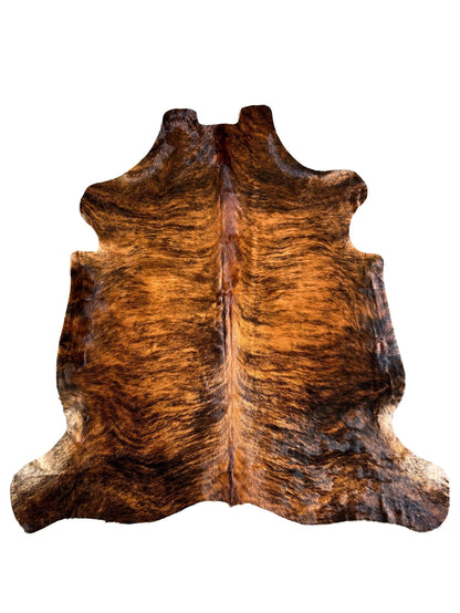 Cowhide Hair-On Brindle Rug