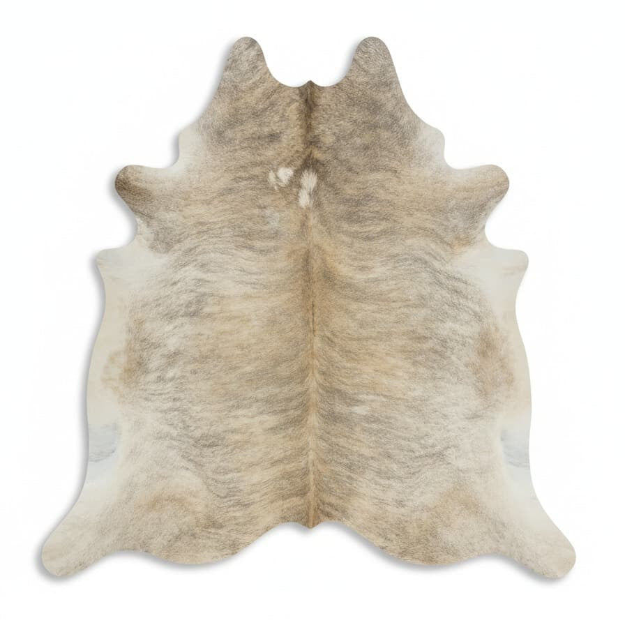 Cowhide Rug - Hair-On Brindle - Premium Quality Unique Patterns - Versatile Decorative Use - Durable Home Accent