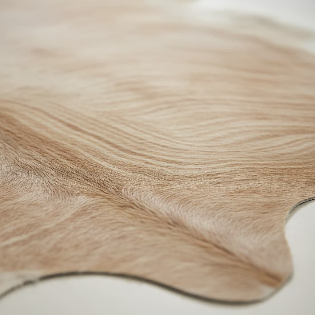 Cowhide Rug - Hair-On Brindle - Premium Quality Unique Patterns - Versatile Decorative Use - Durable Home Accent