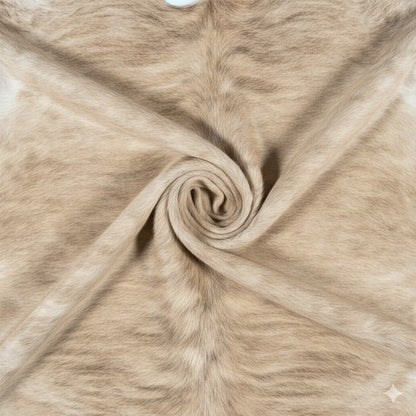Cowhide Rug - Hair-On Brindle - Premium Quality Unique Patterns - Versatile Decorative Use - Durable Home Accent