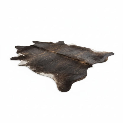 Cowhide Rug - Hair-On Brindle - Premium Quality Unique Patterns - Versatile Decorative Use - Durable Home Accent