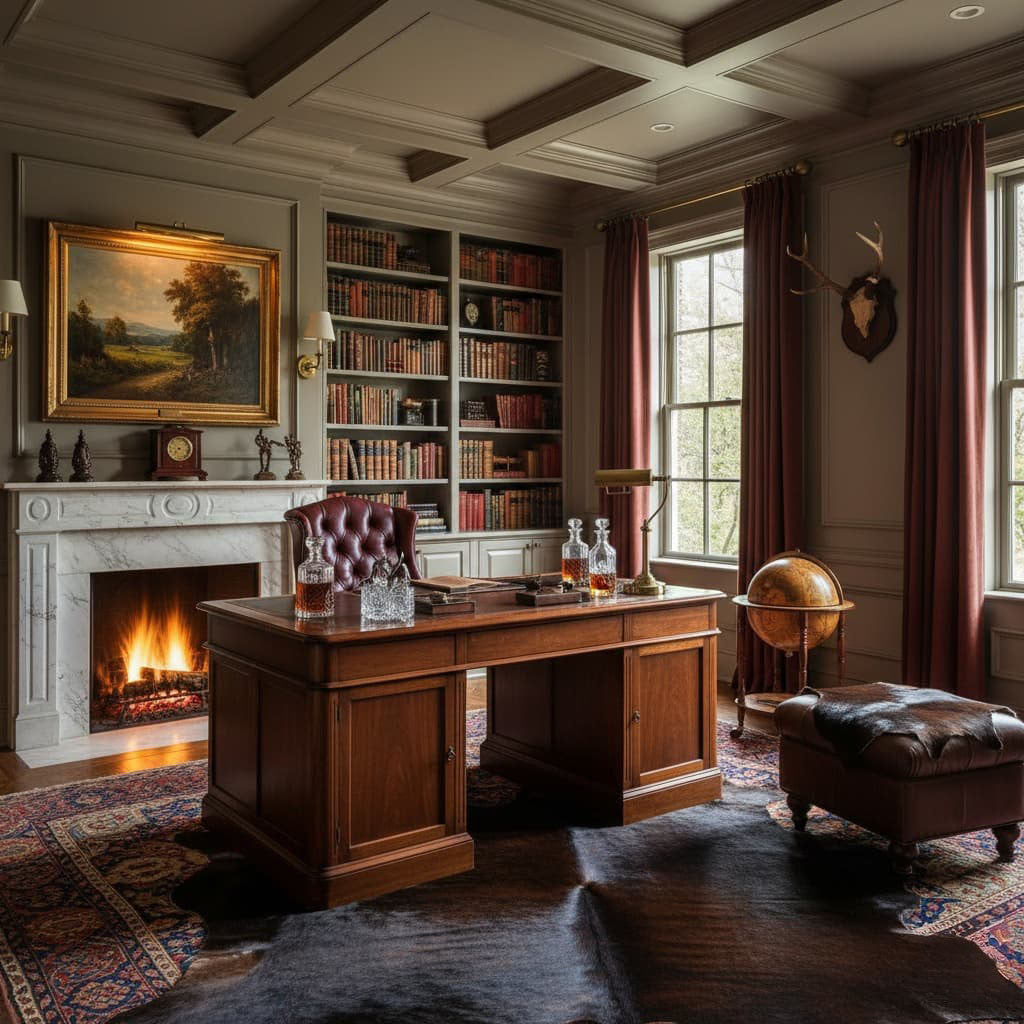 Cowhide Rug - Hair-On Brindle - Premium Quality Unique Patterns - Versatile Decorative Use - Durable Home Accent