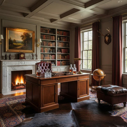 Cowhide Rug - Hair-On Brindle - Premium Quality Unique Patterns - Versatile Decorative Use - Durable Home Accent