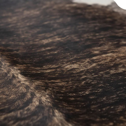 Cowhide Rug - Hair-On Brindle - Premium Quality Unique Patterns - Versatile Decorative Use - Durable Home Accent
