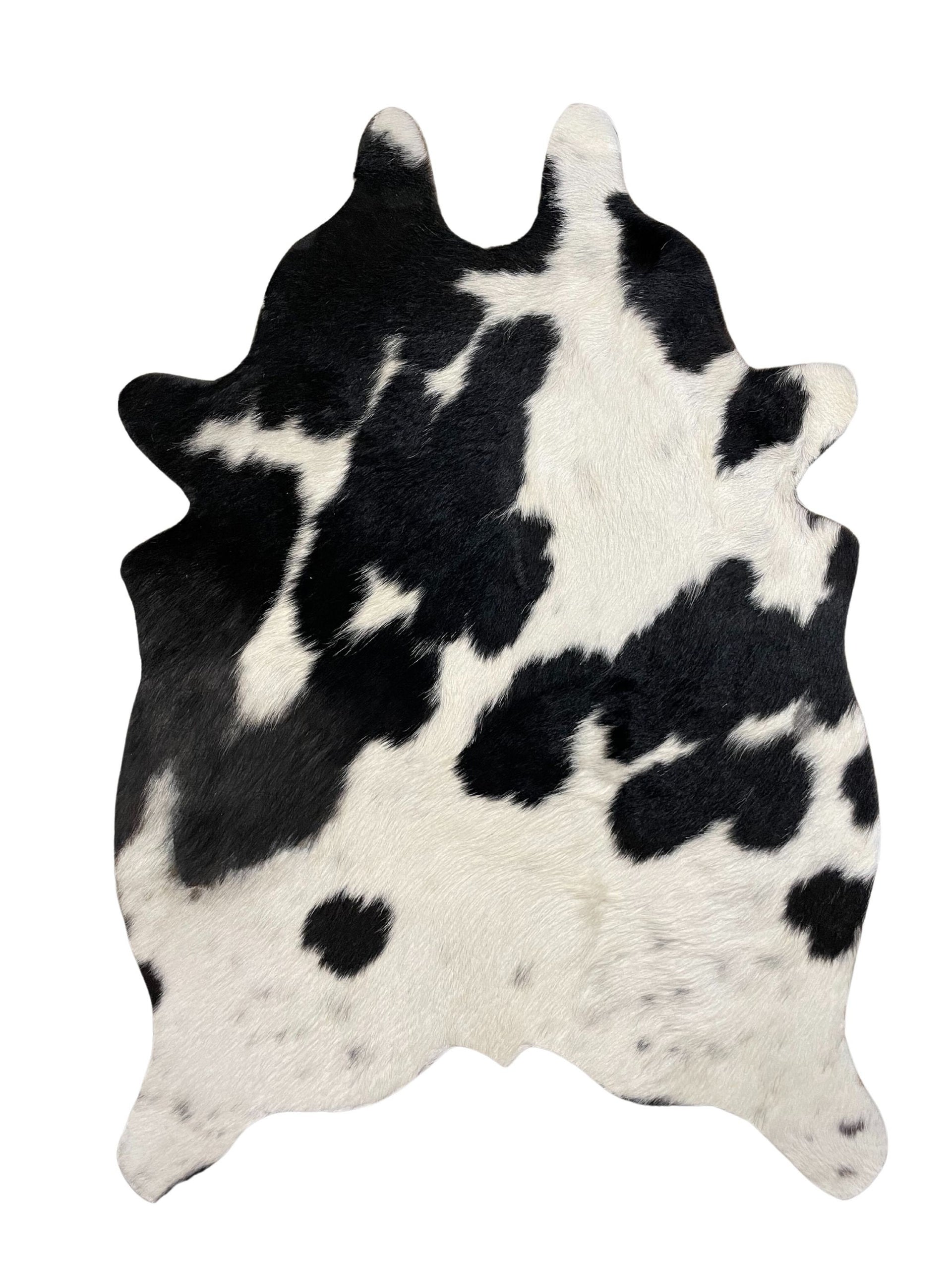 Mini Cowhide Hair-On Cut-Out Bi-Color Rug