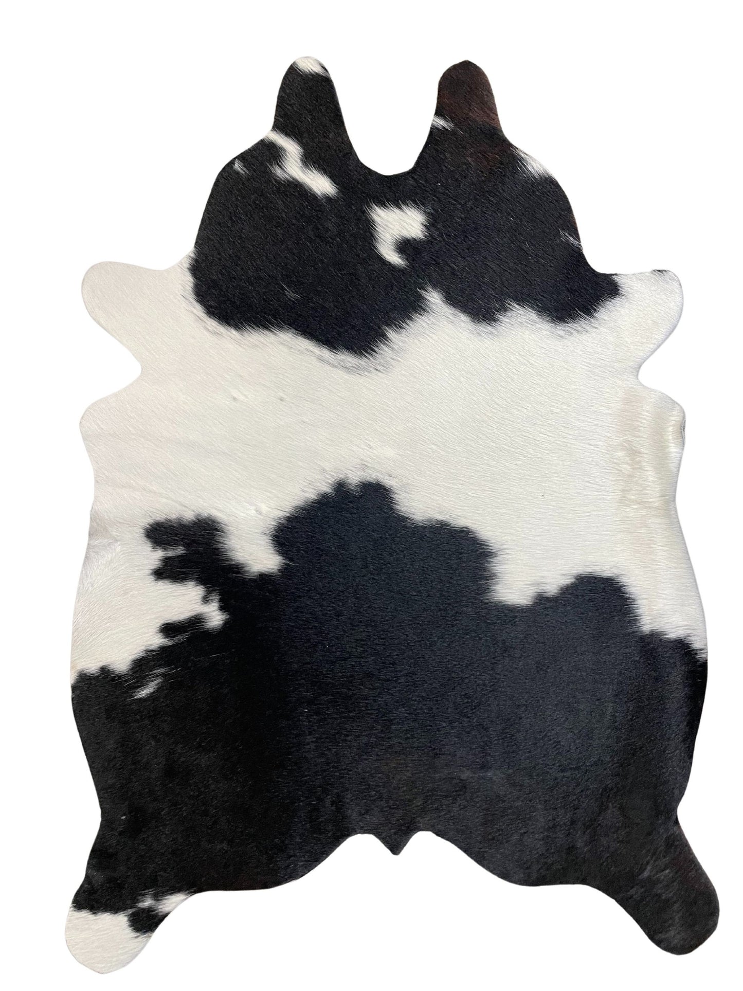 Mini Cowhide Hair-On Cut-Out Bi-Color Rug