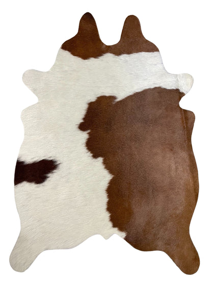 Mini Cowhide Hair-On Cut-Out Bi-Color Rug