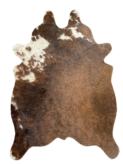 Mini Cowhide Hair-On Cut-Out Bi-Color Rug
