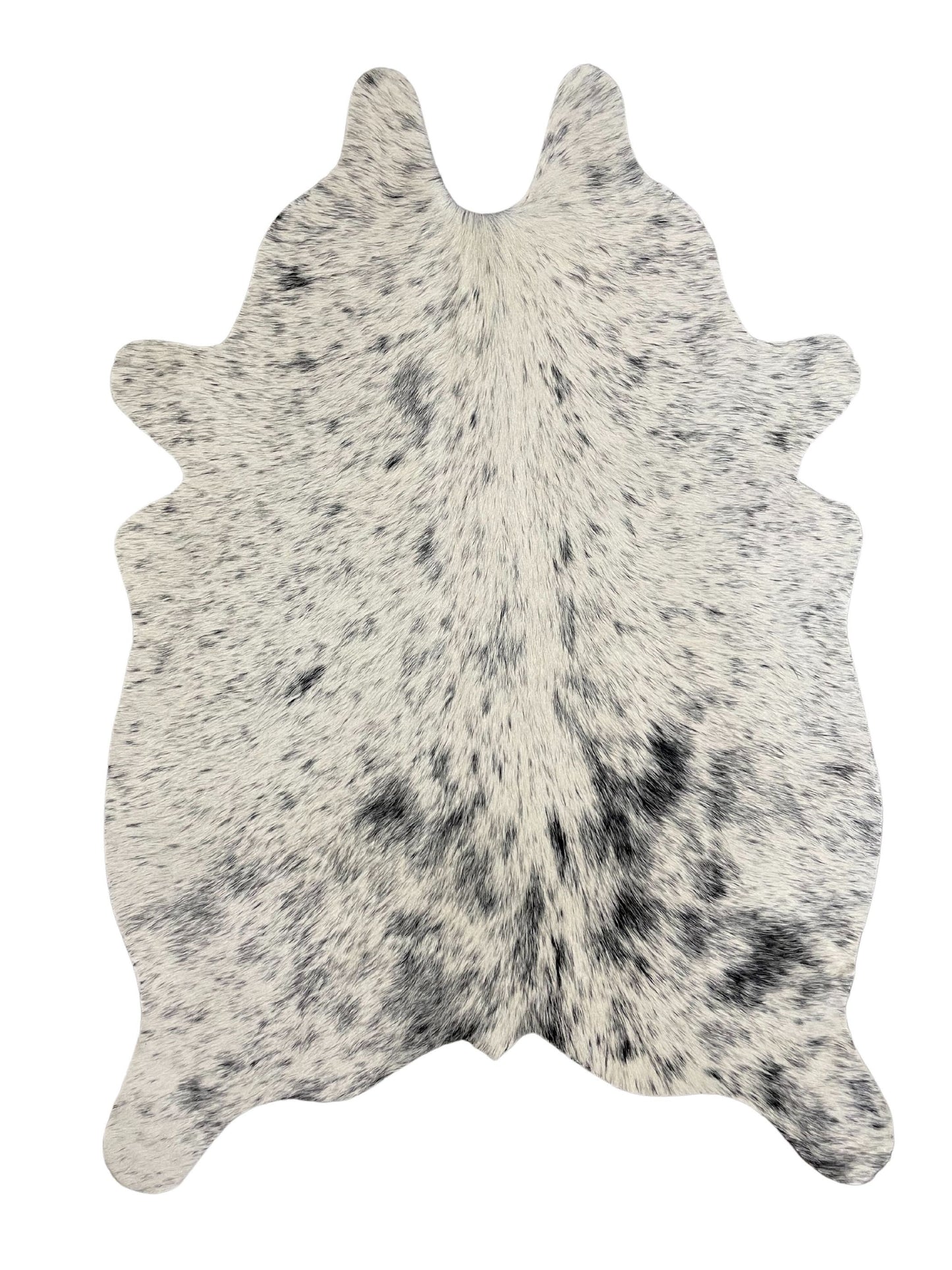 Mini Cowhide Hair-On Cut-Out Speckled Rug