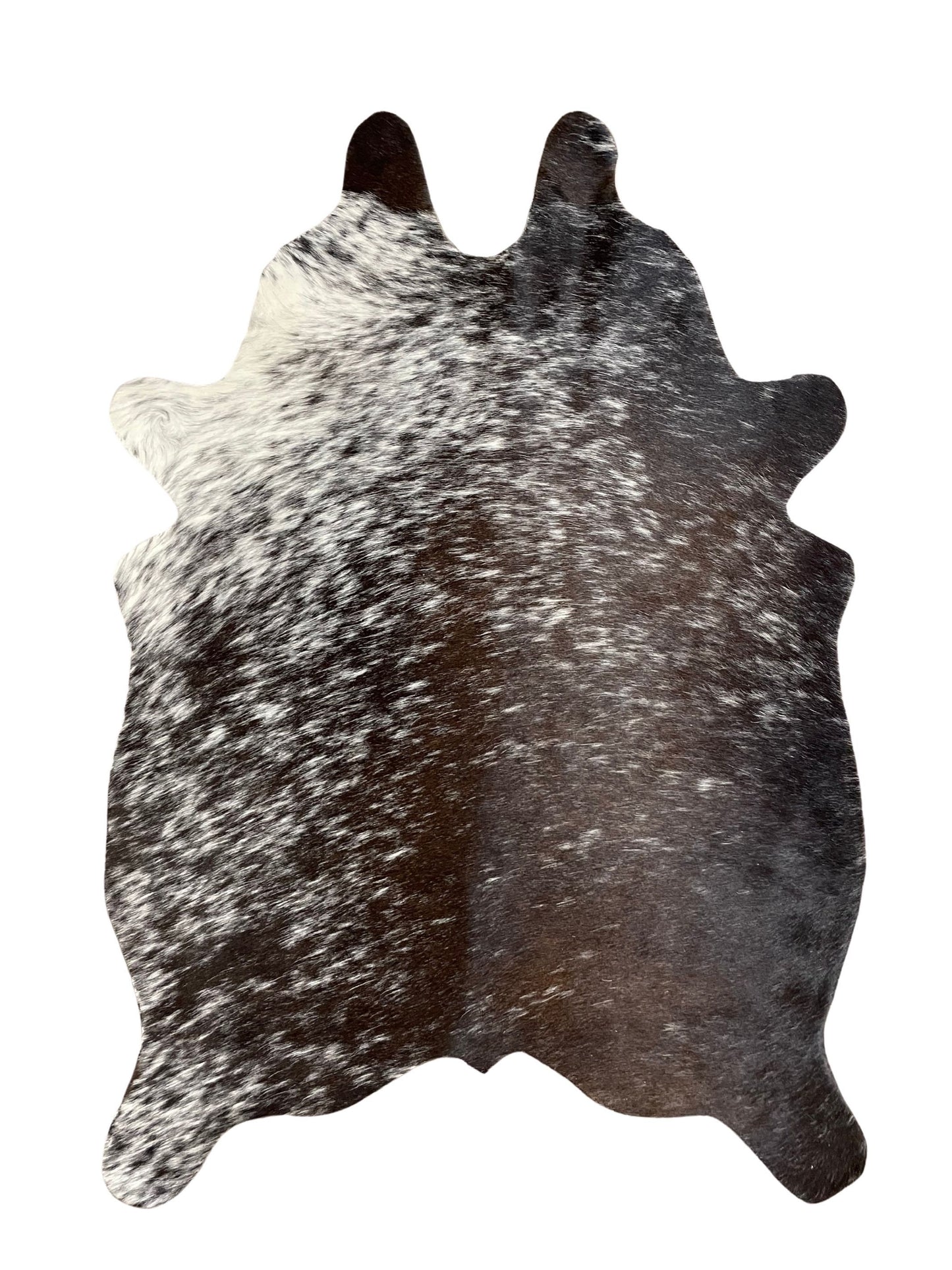 Mini Cowhide Hair-On Cut-Out Speckled Rug
