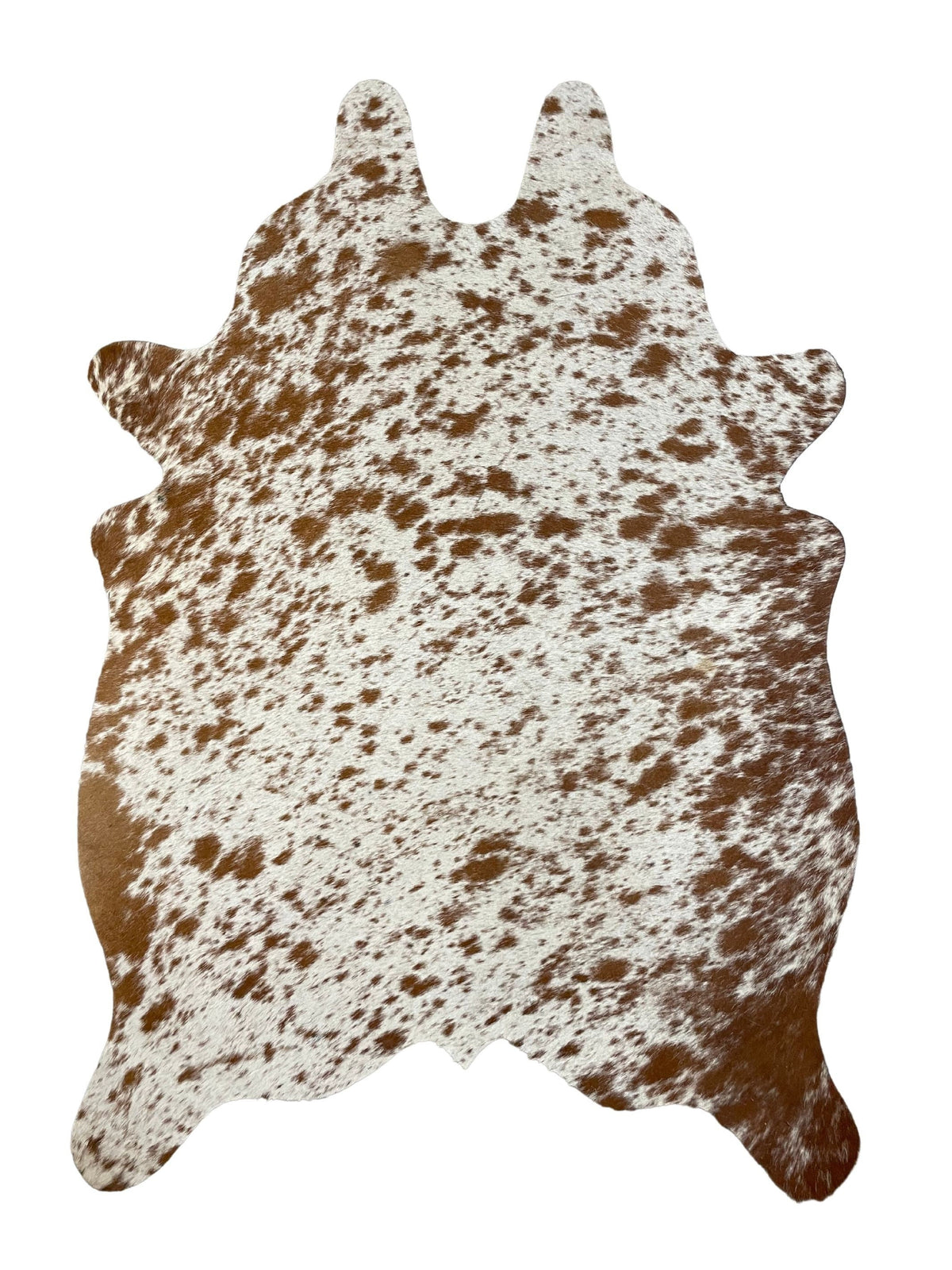 Mini Cowhide Rug | Bi-Color Cut-Out Hair-On – 30×40 in