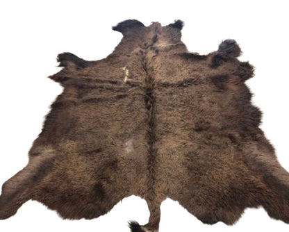 Bison/Buffalo Hair-On Good Second Grade Hide Large