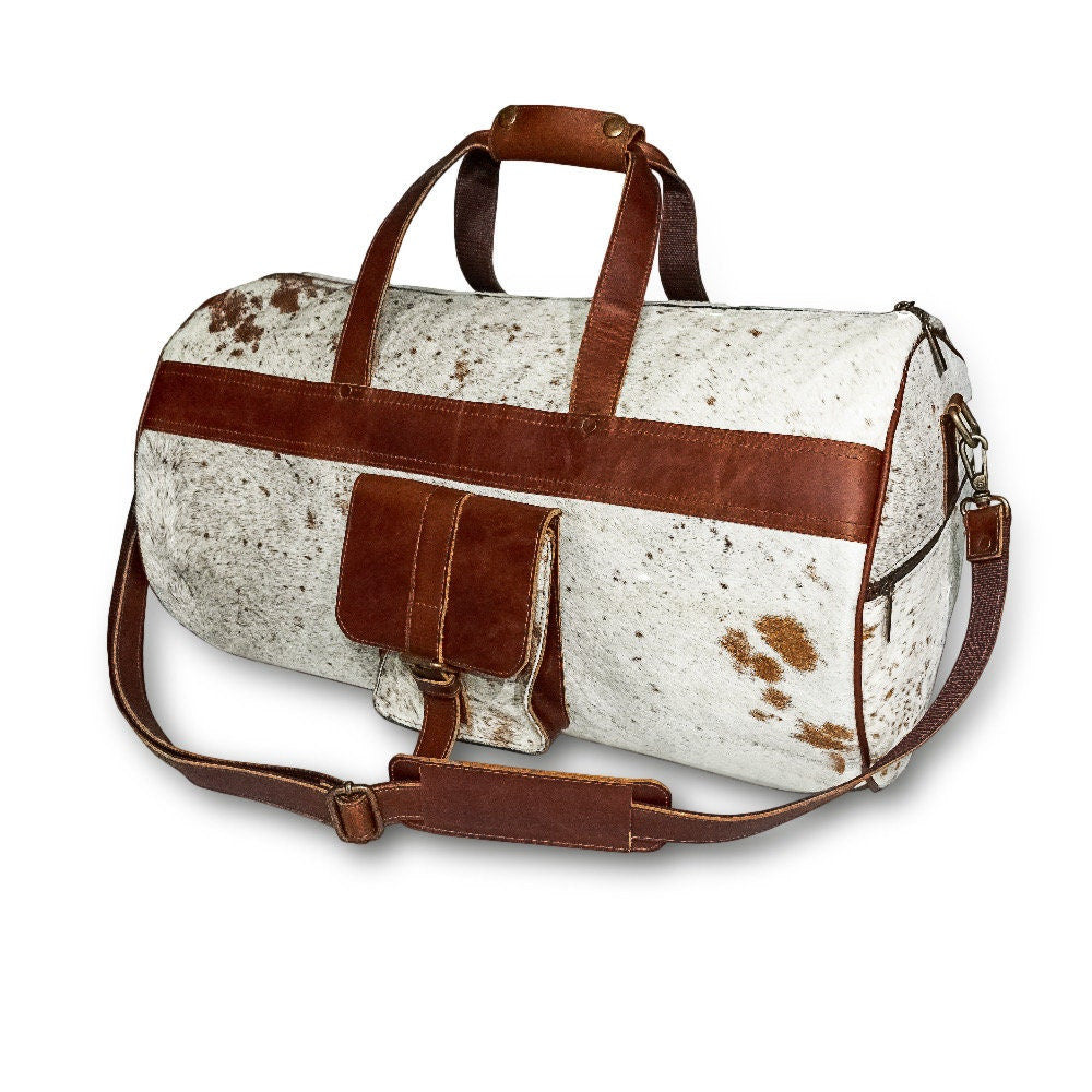 Cowhide Hair-On Duffle Bag Maverick Model