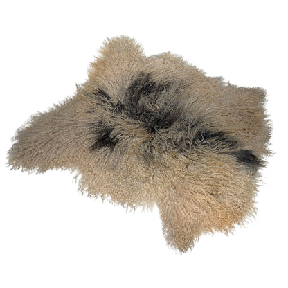 Argentinian Hair-On Angora Hide - Beige - First Grade - Luxuriously Soft & Elegant