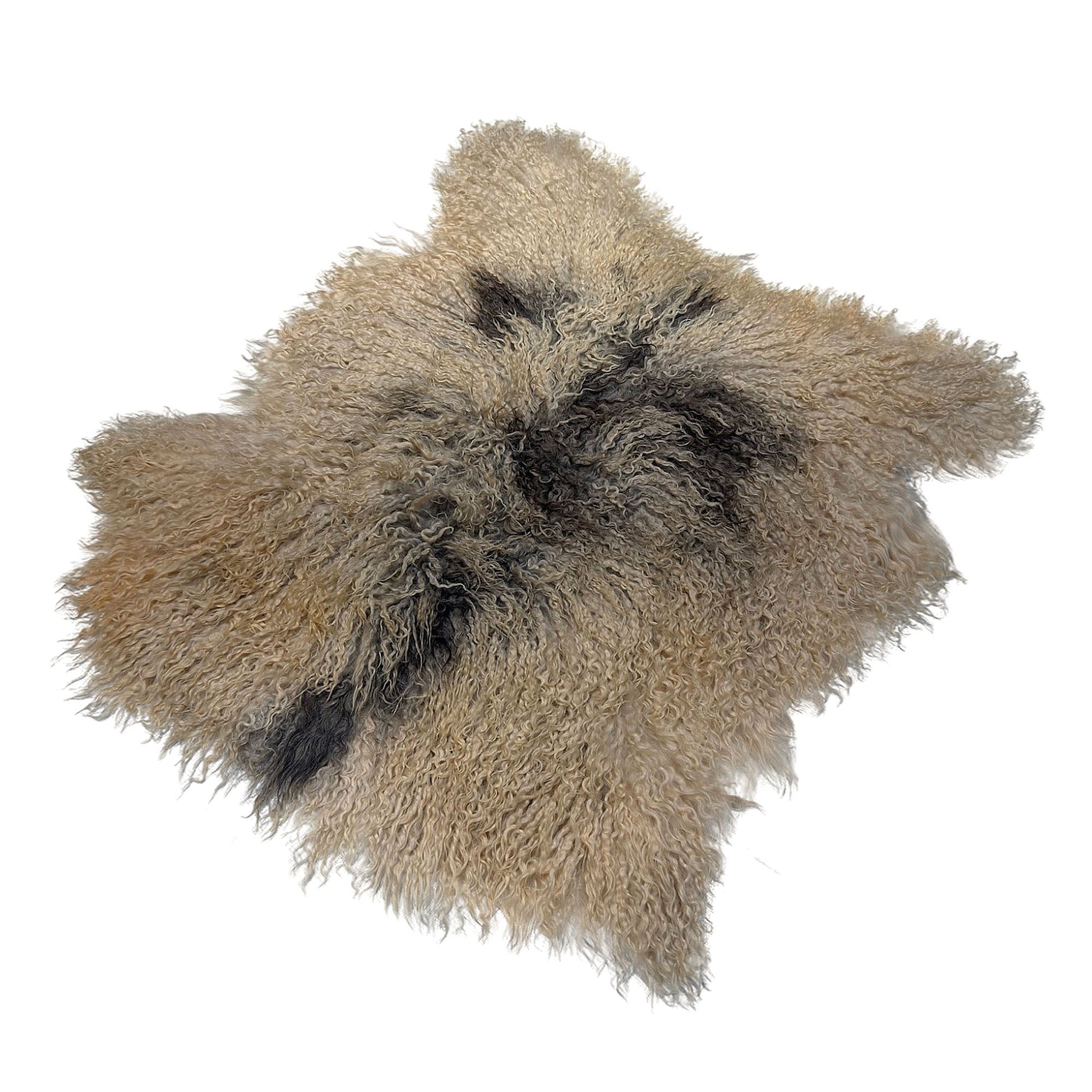 Argentinian Hair-On Angora Hide - Beige - First Grade - Luxuriously Soft & Elegant
