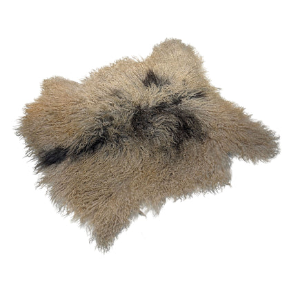 Argentinian Hair-On Angora Hide - Beige - First Grade - Luxuriously Soft & Elegant
