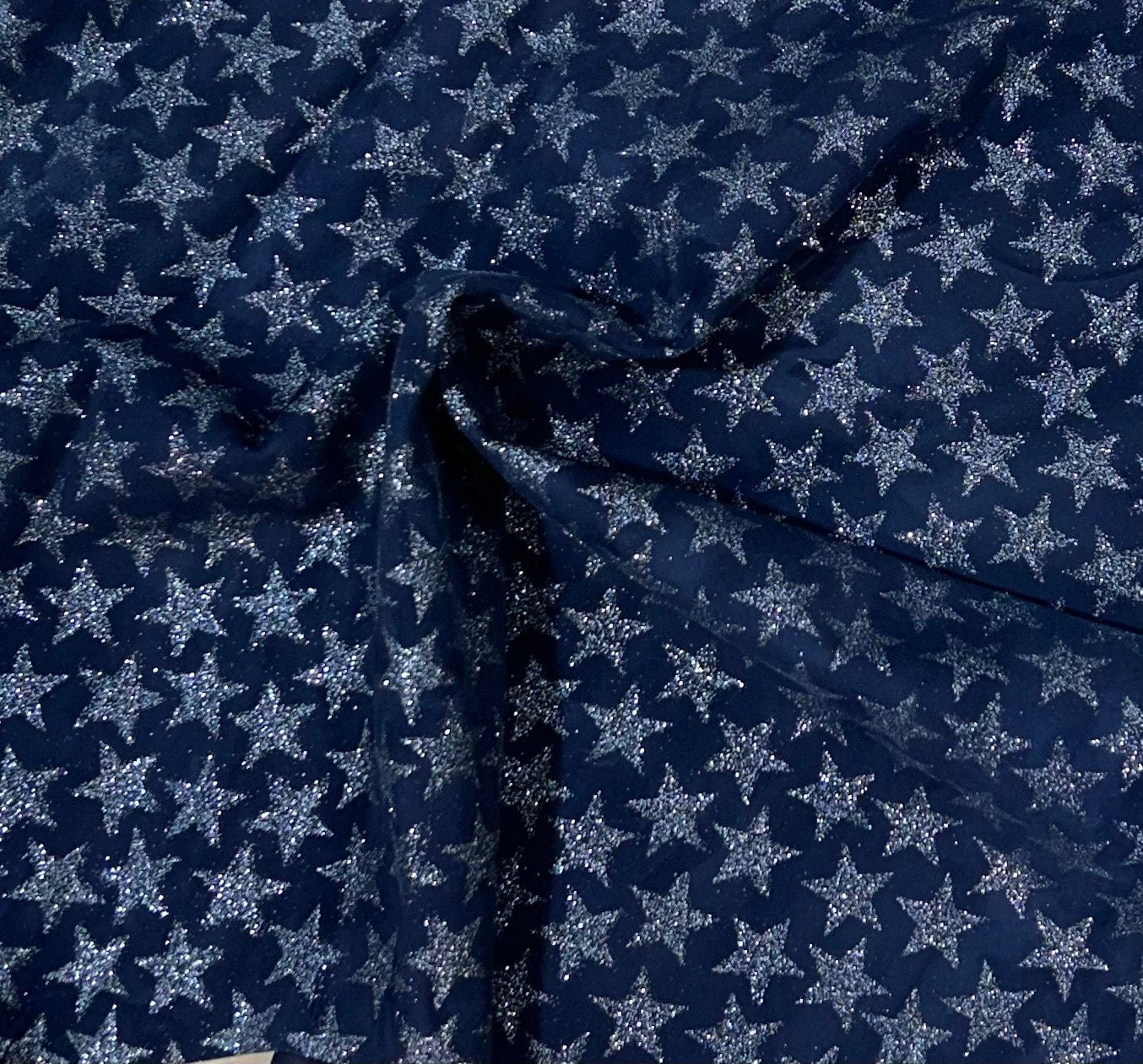 Italian Goat Leather with Sparkling Stars On Top