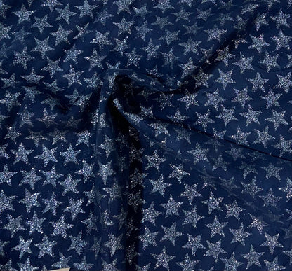 Italian Goat Leather with Sparkling Stars On Top