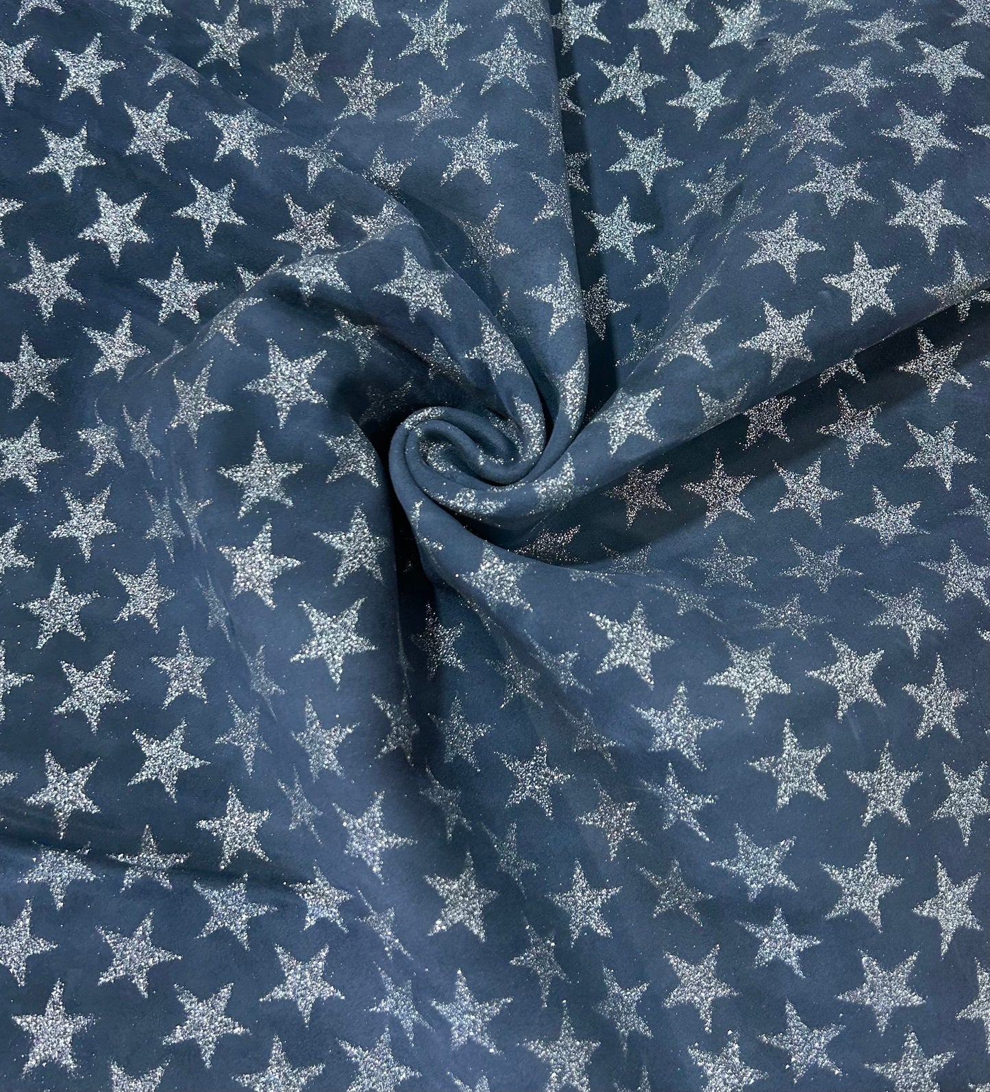 Italian Goat Leather with Sparkling Stars On Top