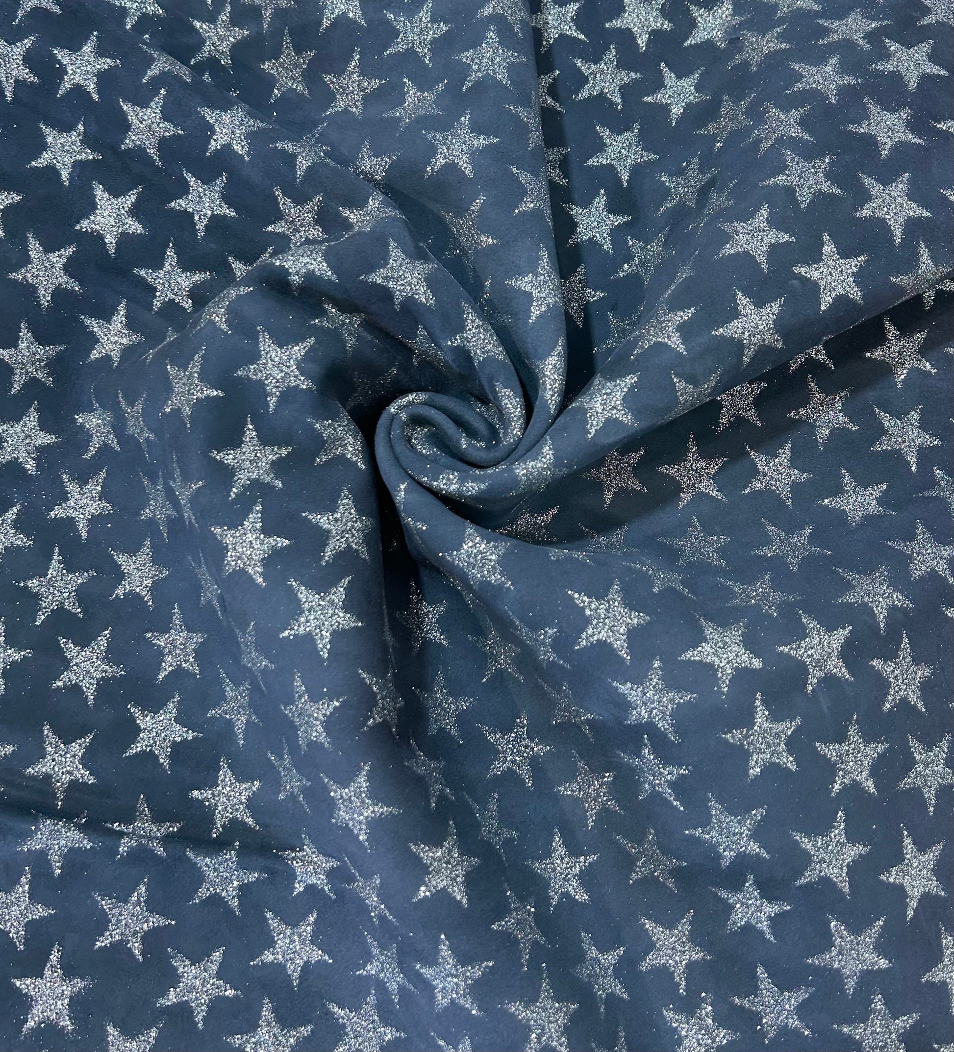 Italian Goat Leather with Sparkling Stars On Top