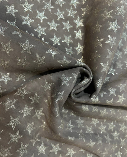 Italian Goat Leather with Sparkling Stars On Top