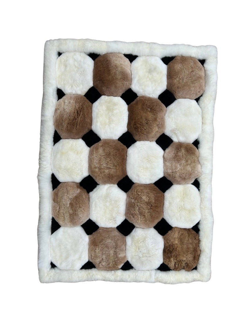 Alpaca Area Rug Pattern Rectangular